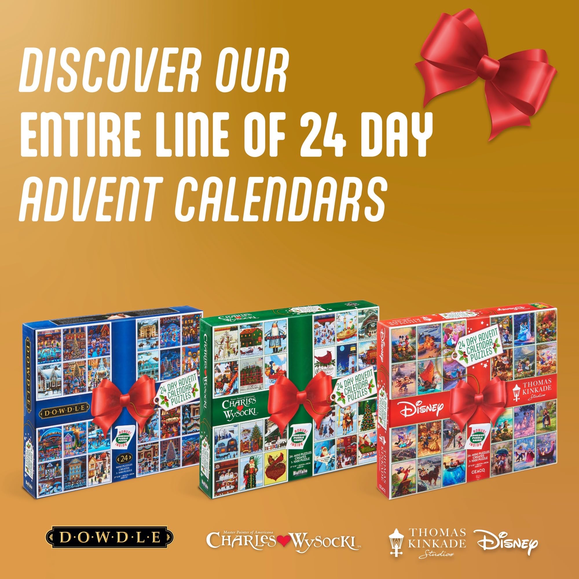Buffalo Games - Dowdle - 24 Days of Christmas Advent Calendar Puzzles – 24 Mini Puzzles to UNbox - 1,000 Total Pieces - Image 6