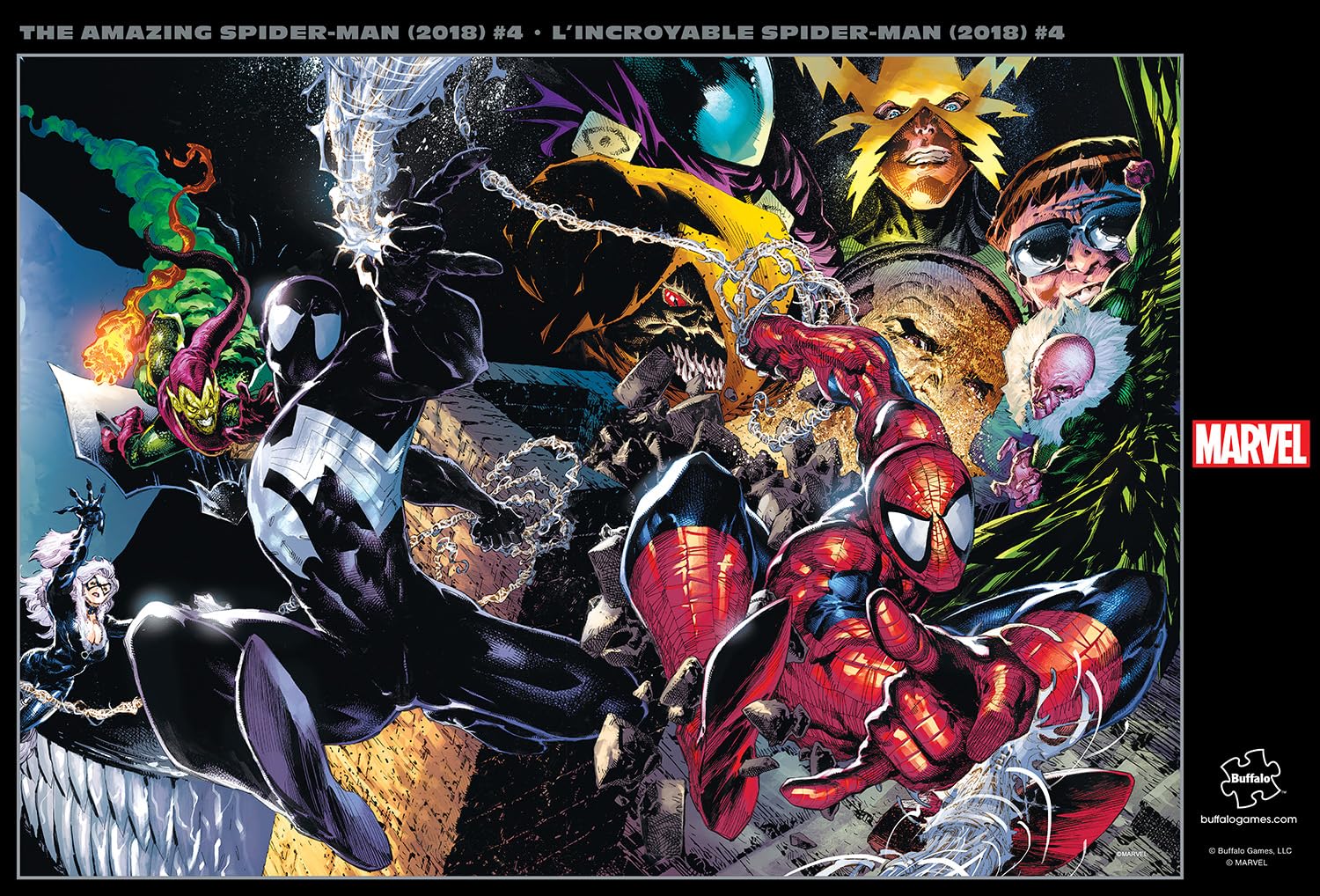 Buffalo Games - Marvel - The Amazing Spider-Man No. 4-500 Piece Jigsaw Puzzle for Adults -Challenging Puzzle Perfect for Game Nights - Finished Size is 21.25 x 15.00 - Image 6