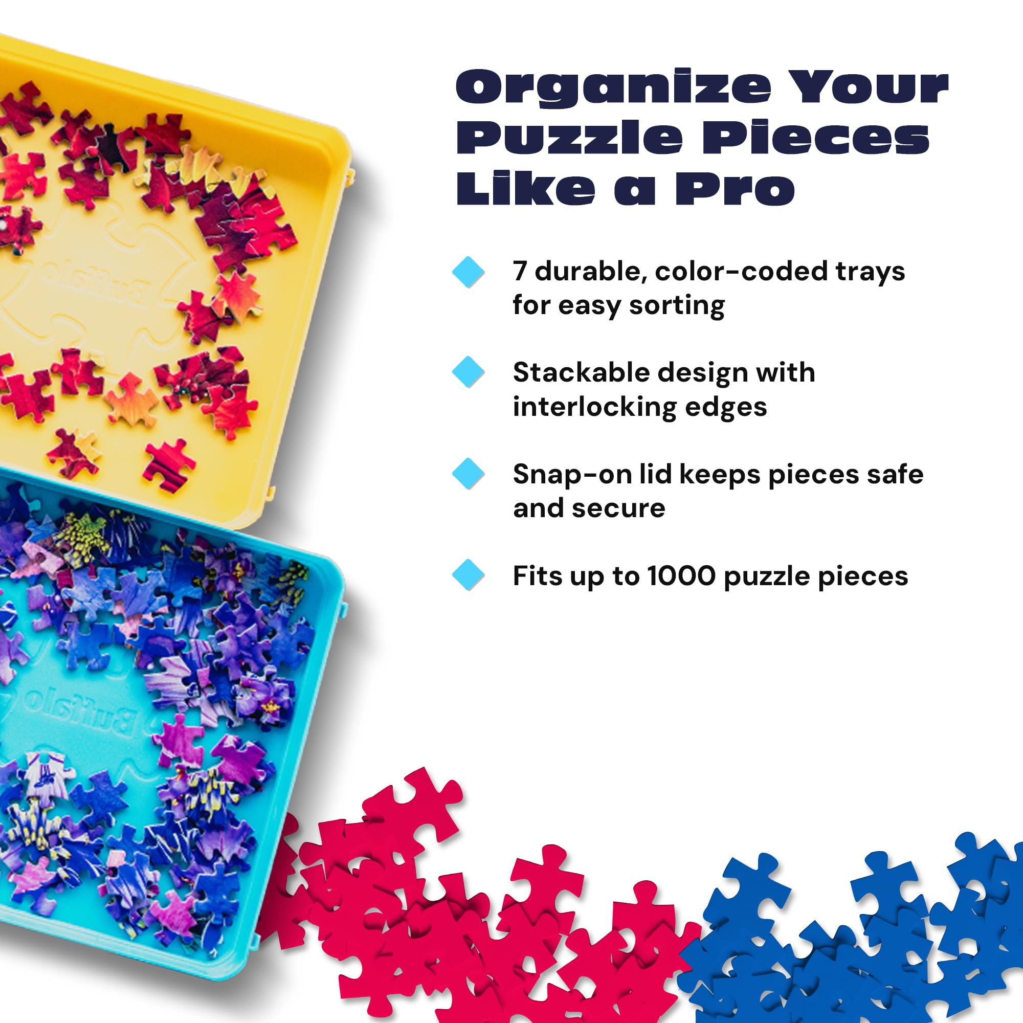 Buffalo Games - Puzzle Sorting Trays - 7 Count (Pack of 1) - Image 4