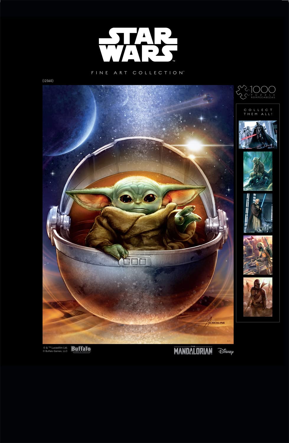 Buffalo Games - Star Wars - Galactic Child - 1000 Piece Jigsaw Puzzle for Adults Challenging Puzzle Perfect for Game Nights - Finished Puzzle Size is 26.75 x 19.75 - Image 5