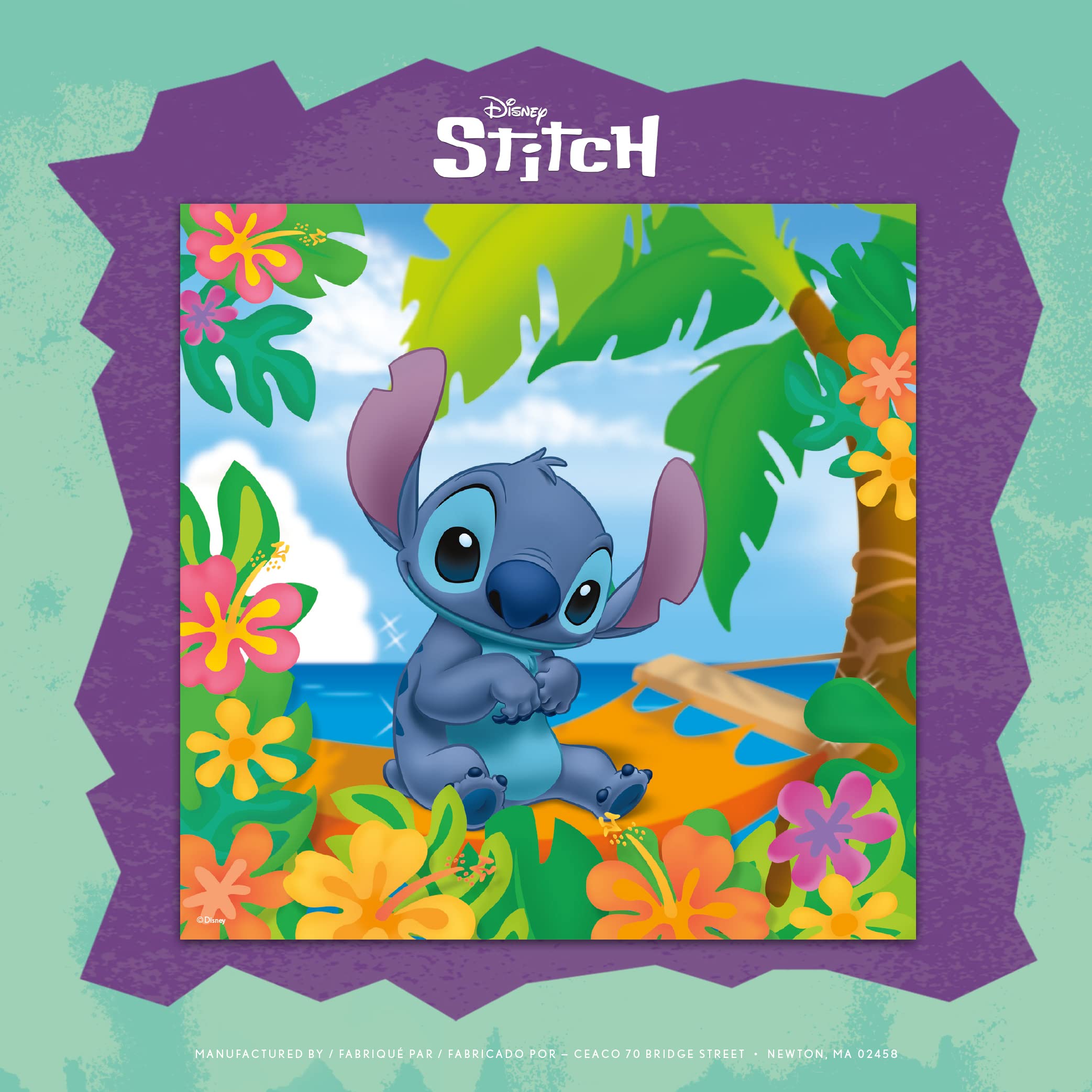 Ceaco - Disney Friends - Flower Power Stitch - 200 Piece Jigsaw Puzzle - Image 6