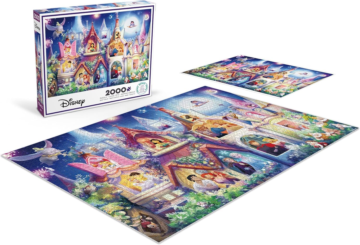 Ceaco - Disney - Princess Castle - 2000 Piece Jigsaw Puzzle - Image 4