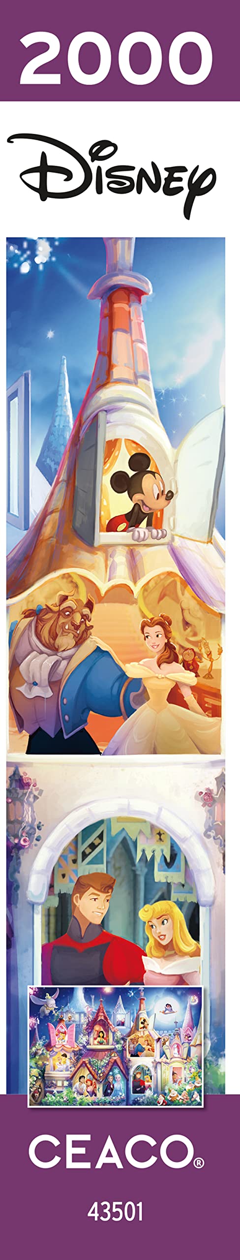 Ceaco - Disney - Princess Castle - 2000 Piece Jigsaw Puzzle - Image 7