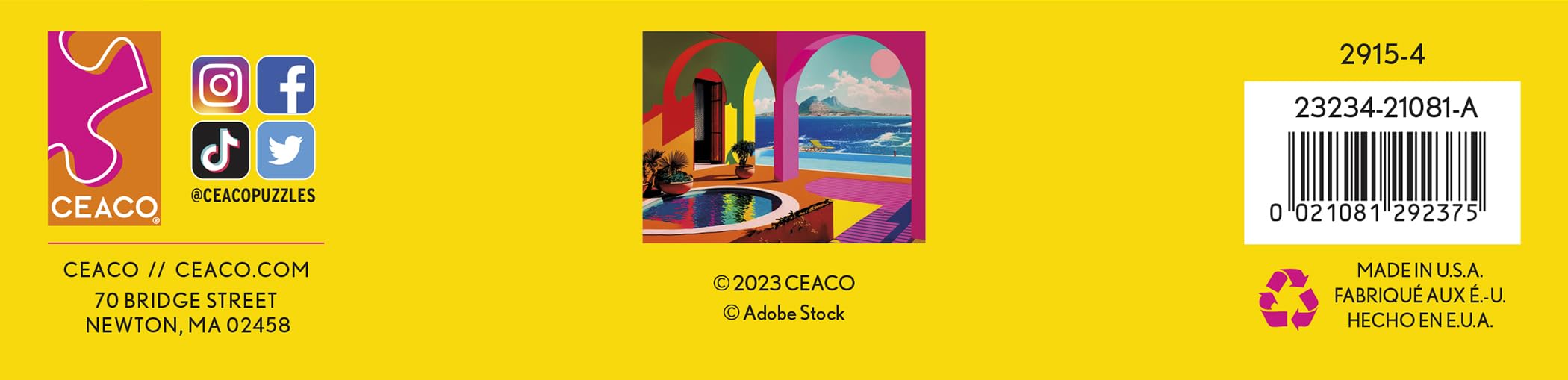 Ceaco - Pop of Color - 750 Piece Jigsaw Puzzle - Image 7